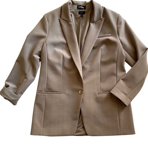 Express Jackets & Blazers - EXPRESS Super Soft Twill Blazer (Sz L)